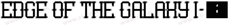 Edge of the Galaxy I字体转换